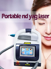 Portable nd yag laser tattoo removal machine